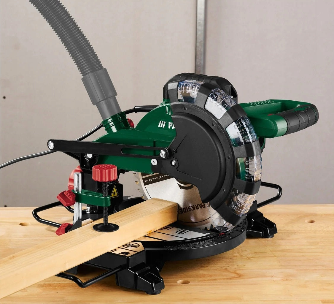 PARKSIDE PKS 1500 C4 BEVEL SAW FOR WOOD LASER + SHIELD Brand Parkside