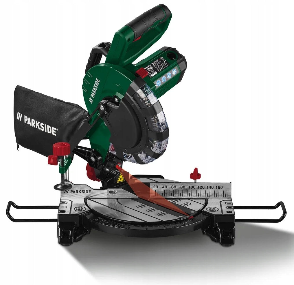 PARKSIDE PKS 1500 C4 BEVEL SAW FOR WOOD LASER + SHIELD Power supply mains