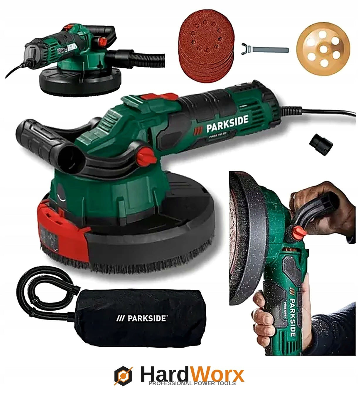 PARKSIDE floor wall sander PWBS B3 1050W+DUST BAG+6xDISC