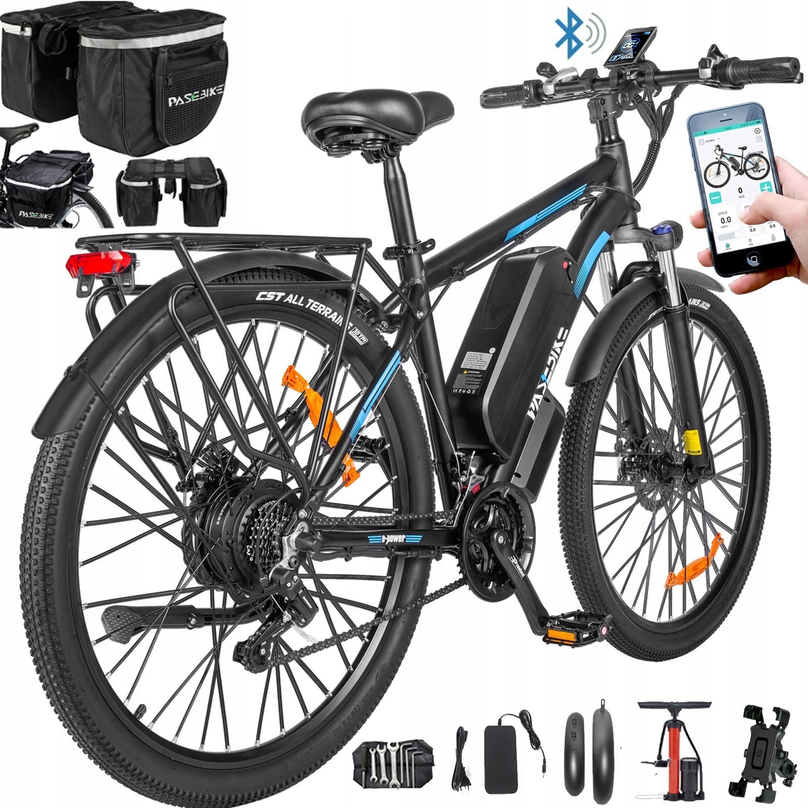 PASEBIKE C29 Electric vehicles 1000W 21AH 55KM/h 120HP Oil brake PL