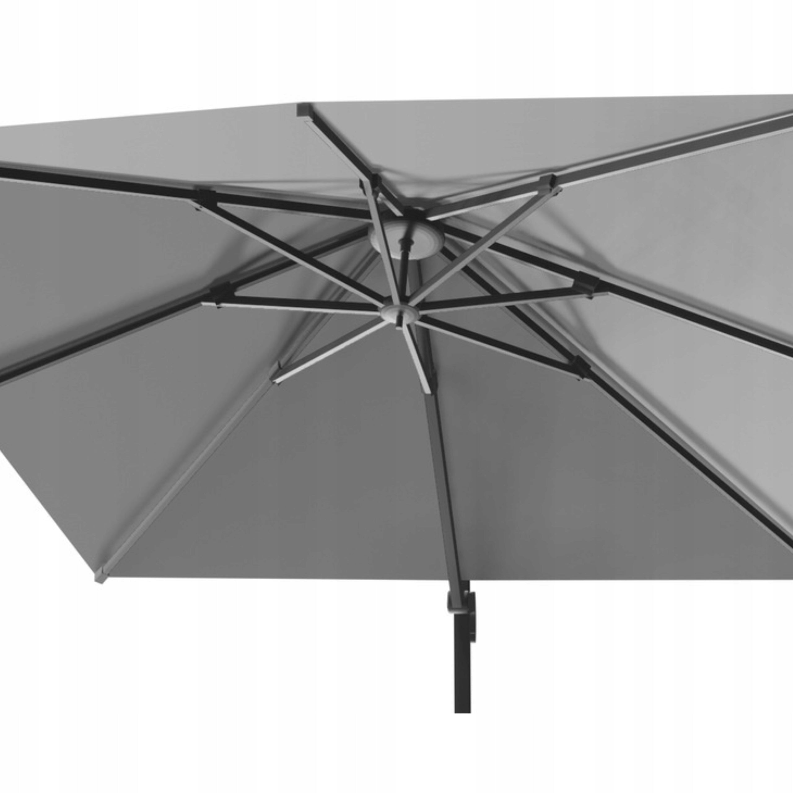 PATIO UMBRELLA 3X3M FOLDING LARGE GREY BOOM COVER Product weight with unit packaging 25 kg