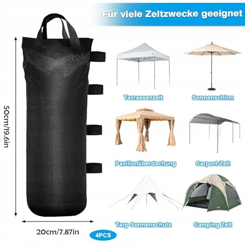 PAVILION WEIGHTS 4 PIECES SAND BAGS OXFORD 800D FOR TENT Manufacturer code Bez marki