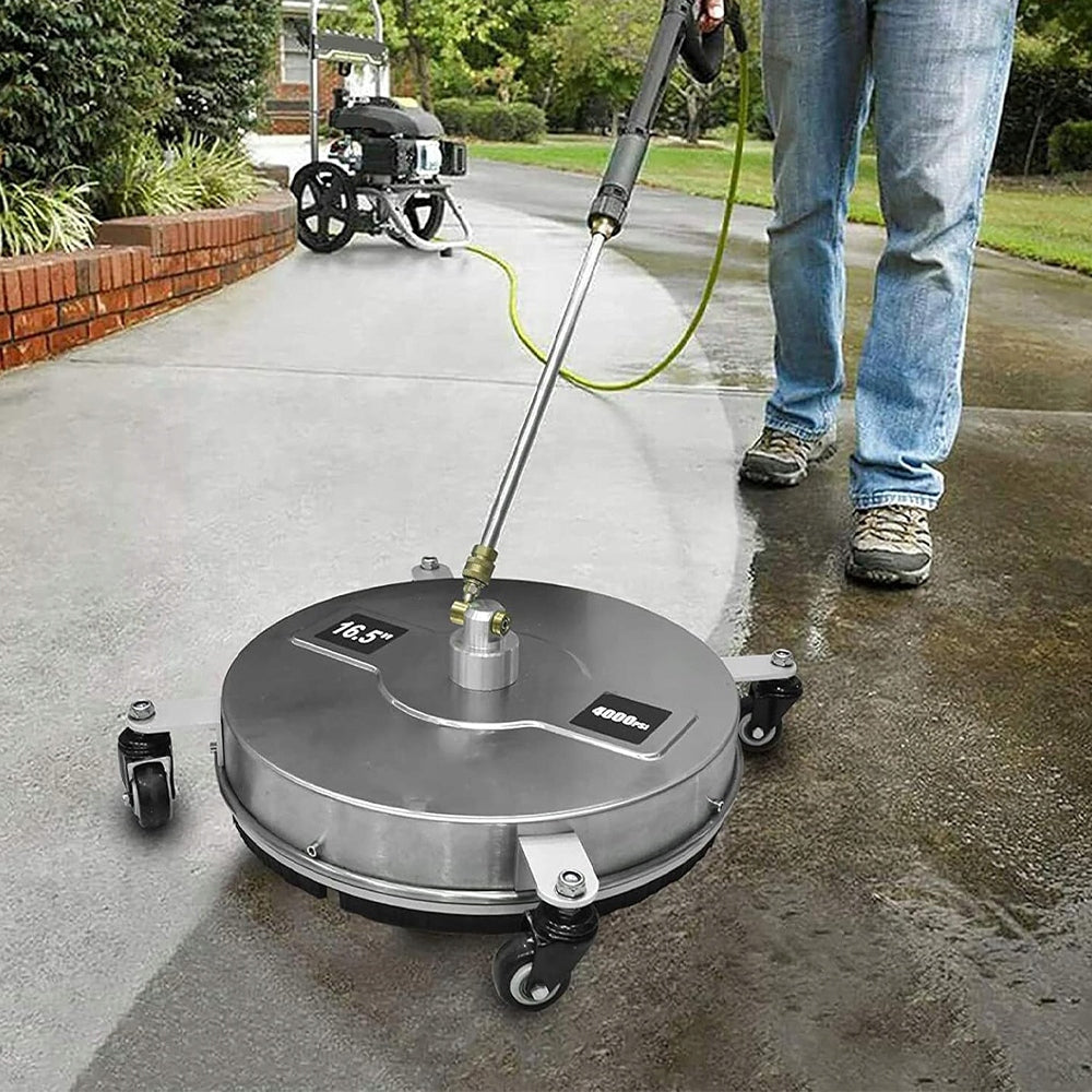 PAVING STONE WASH BRUSH PRESSURE WASHER PROFESSIONAL 4 WHEELS Brand Hemi