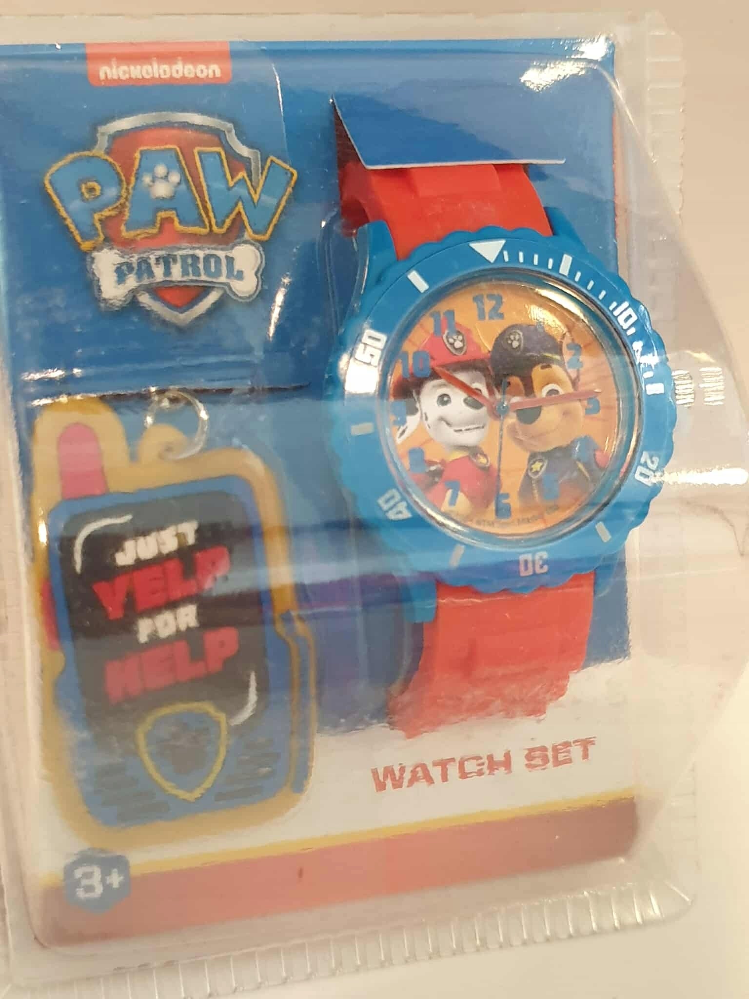 PAW PATROL Children's wristwatch with PSI PATROL hands with keychain
