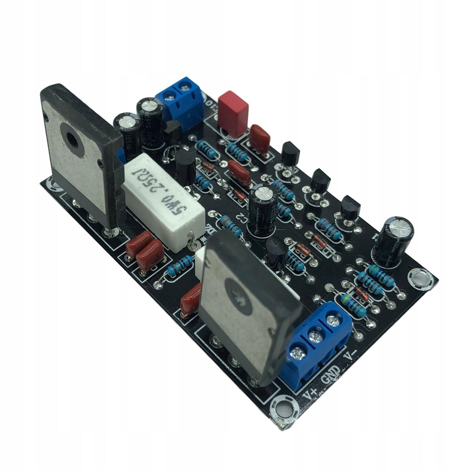 PCB Mono Channel HiFi Audio Amplifier Board Tube DC35V 2SC5200 + 2SA1943 Color multicolor