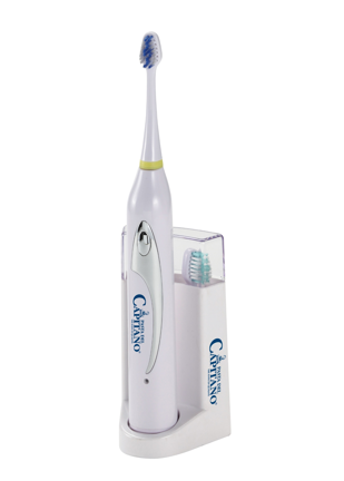 PDC Rechargeable Sonic Toothbrush with Toothbrush Tip Container Brand Del Capitano