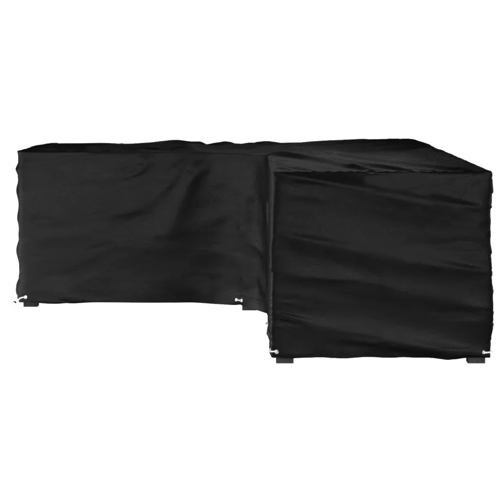 PE Outdoor Furniture Cover, UV Resistant, 220x285x80cm, Black Manufacturer no brand