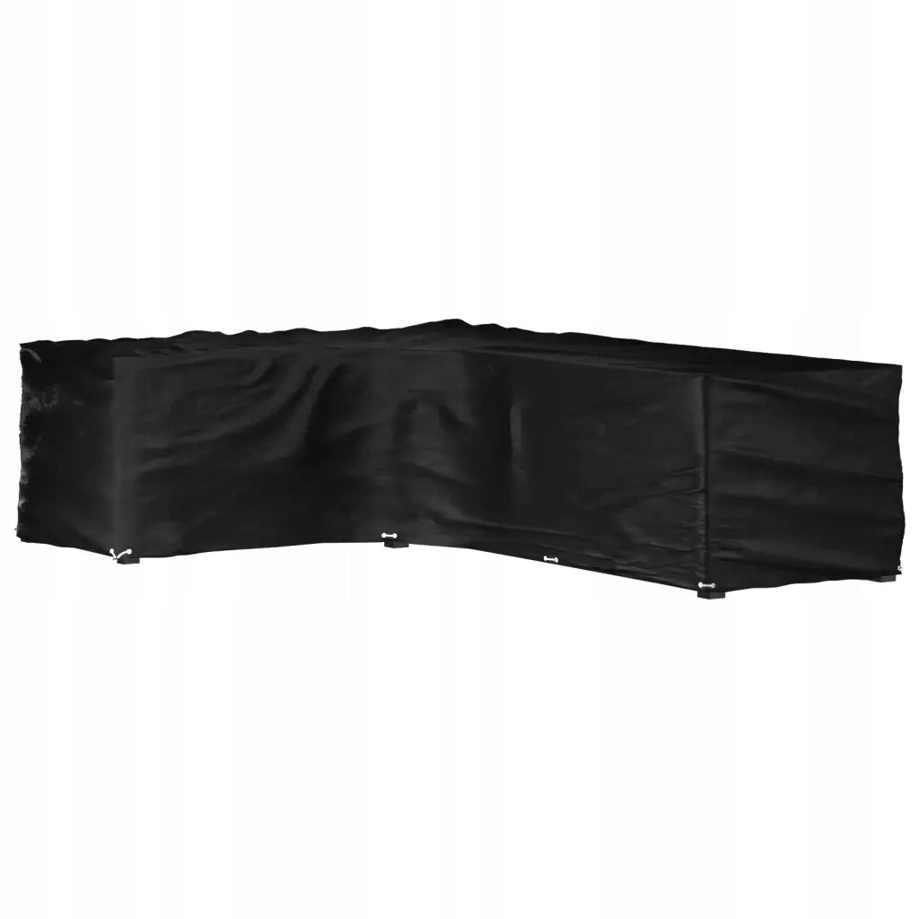 PE Outdoor Furniture Cover, UV Resistant, 220x285x80cm, Black