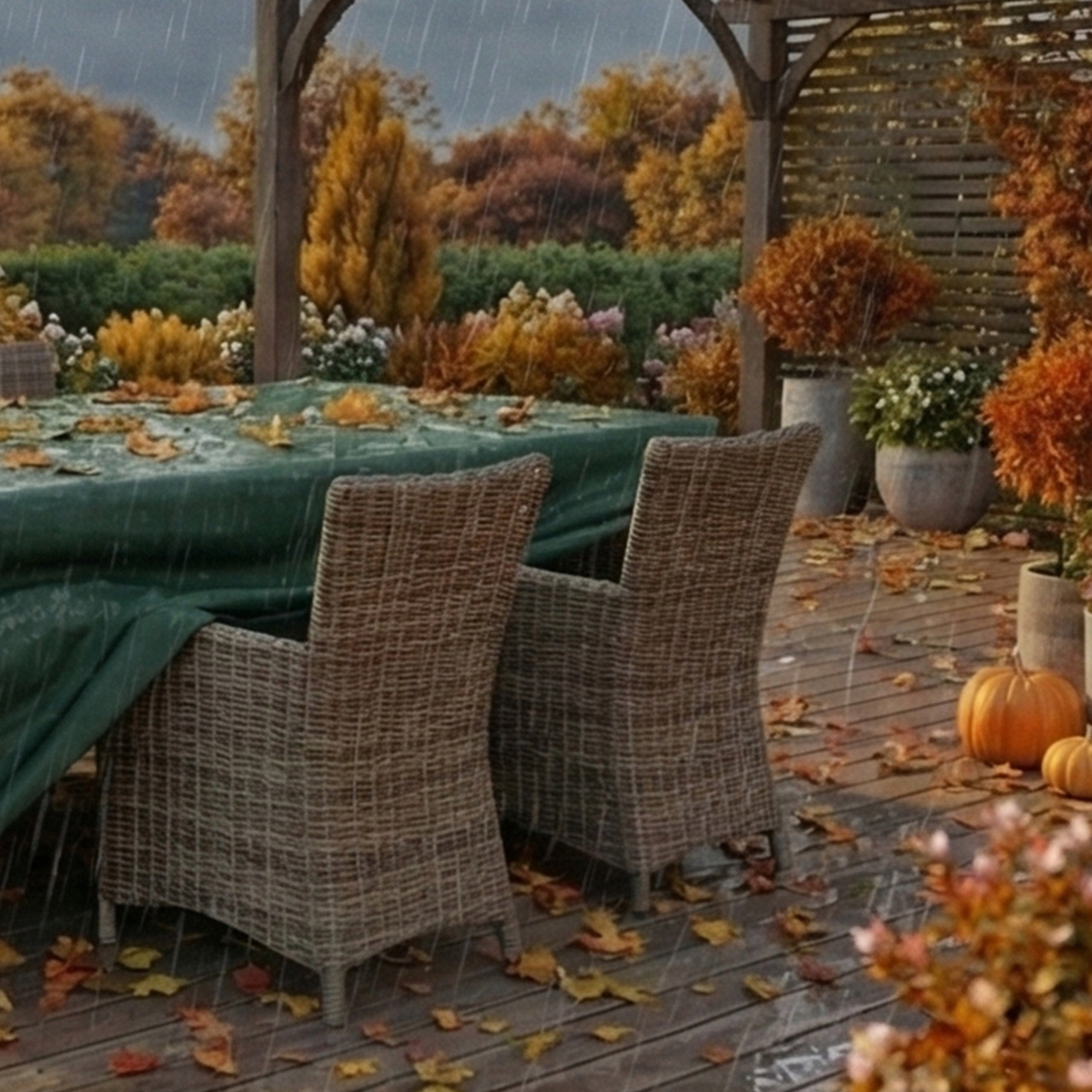 PE rectangular table cover – green | 165 x 115 x 80 cm Kind for set