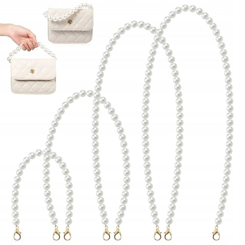 PEARL HANDBAG CHAIN SET OF 4 PIECES FOR WOMEN ELEGANT Brand no brand