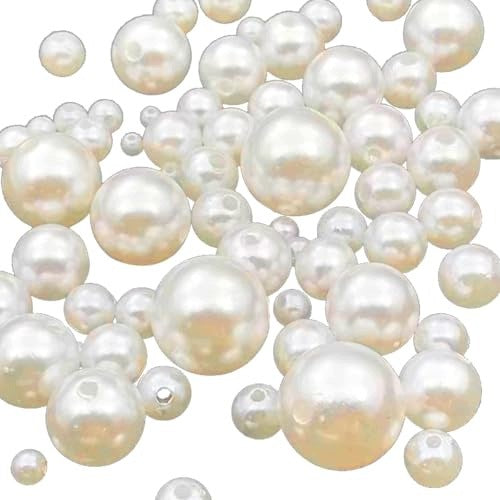 PEARLS ARTIFICIAL IVORY FOR JEWELRY CRAFTS DECORATION 150 PCS Brand no brand