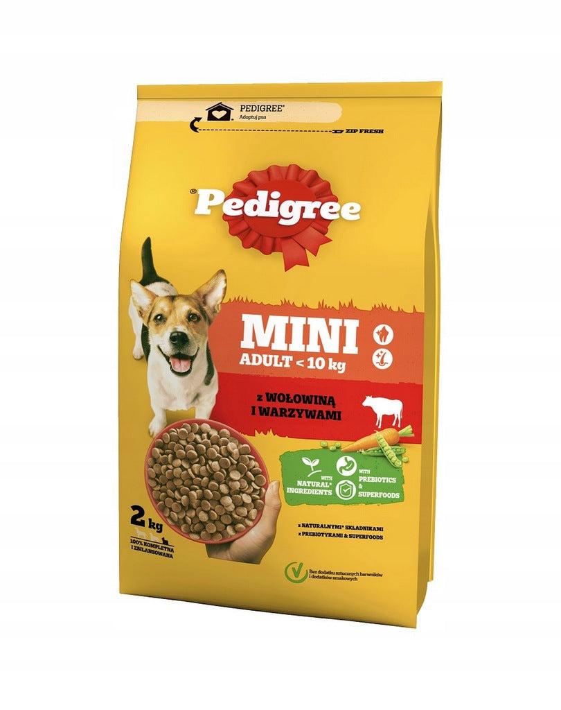 PEDIGREE Adult dry food beef, vegetables 2,6 kg