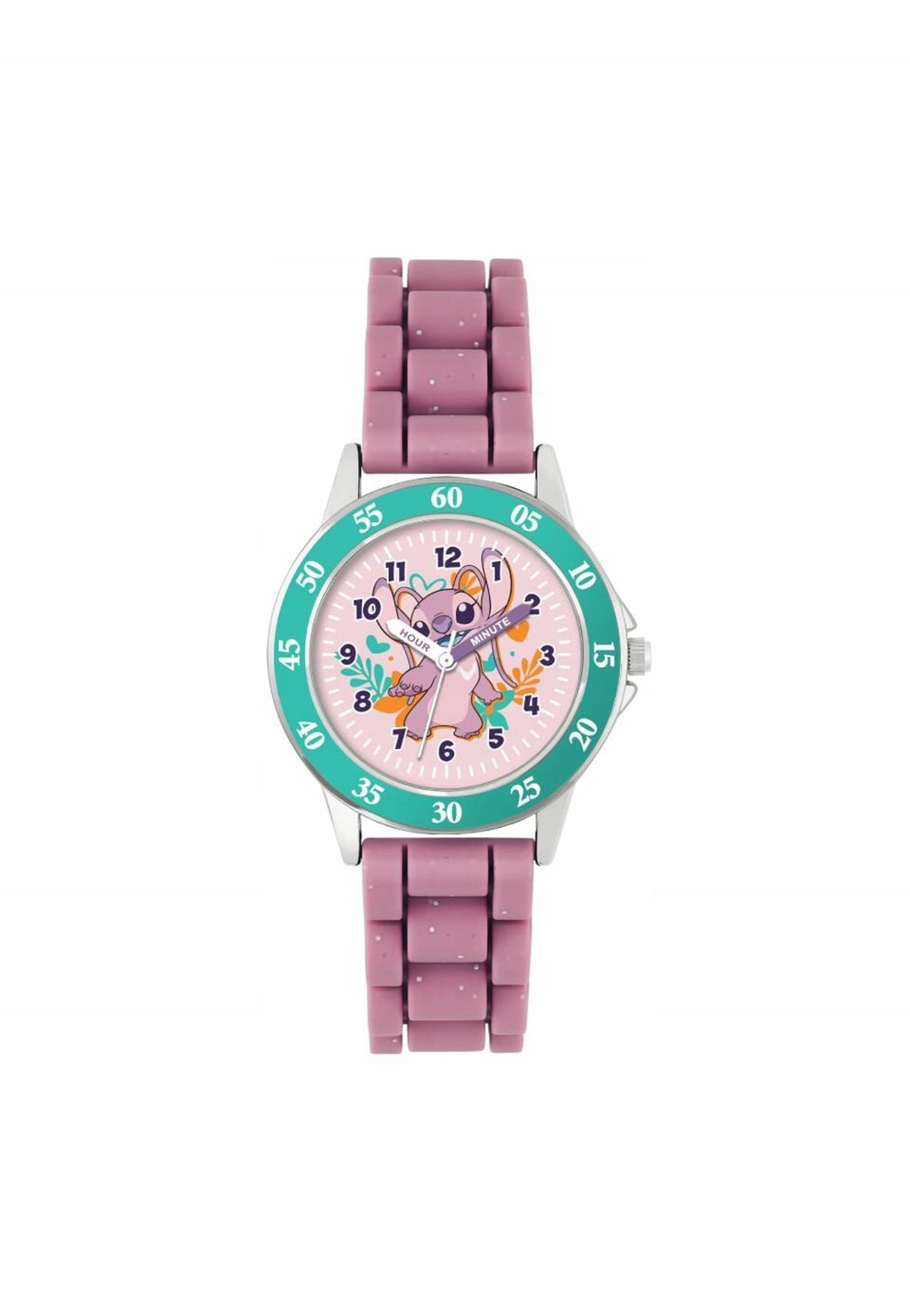 PEERS HARDY - DISNEY LILO AND STITCH PINK ANGEL TIME TEACHER WATCH Packaging status original
