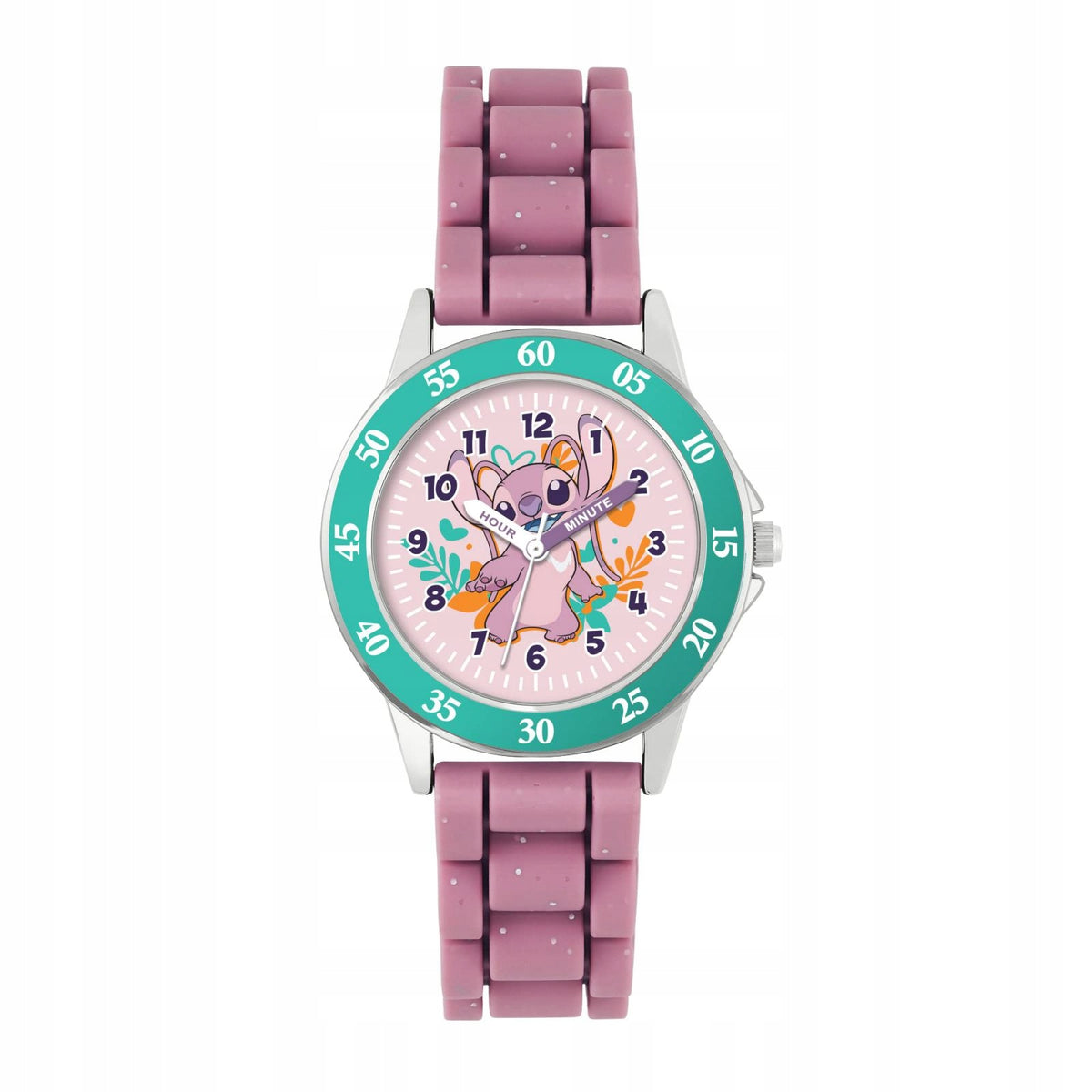 PEERS HARDY - DISNEY LILO AND STITCH PINK ANGEL TIME TEACHER WATCH