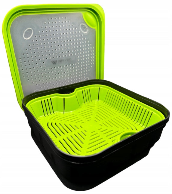 PELLET BOX WITH STRAINER 1L MIKADO for pellet drainage UAC-G019 10323 Packaging status original