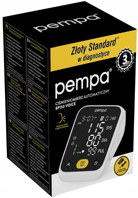 PEMPA VOICE automatic blood pressure monitor BP150 shoulder talking 1 piece EAN (GTIN) 5906874788578