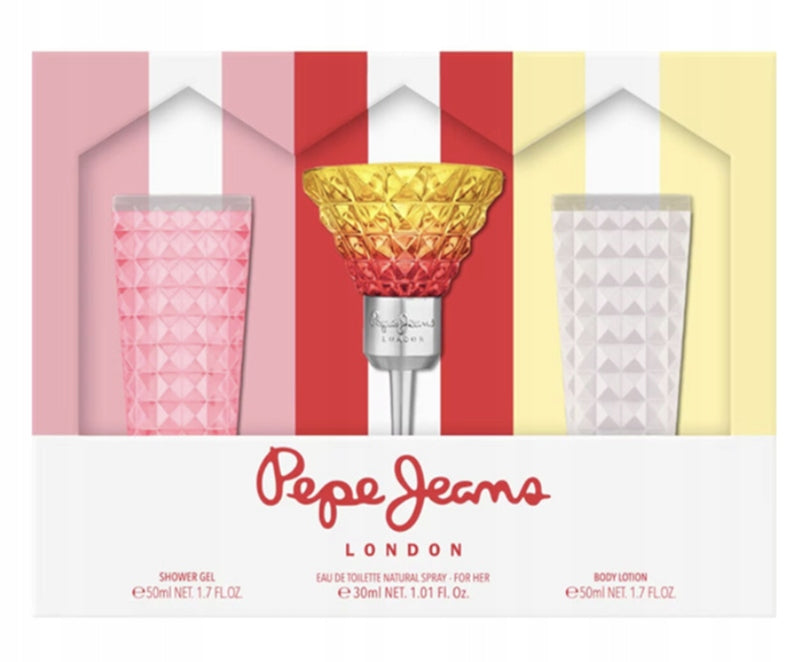 PEPE JEANS For Her Coctail Edition Perfume set 30 ml + cosmetics