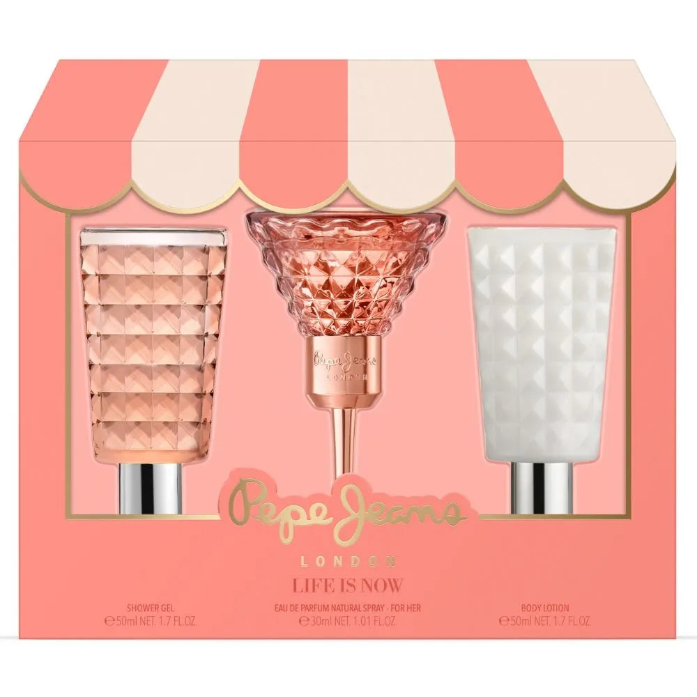 PEPE JEANS For Her set EDP 30ml + lotion 50ml + gel p/p 50ml