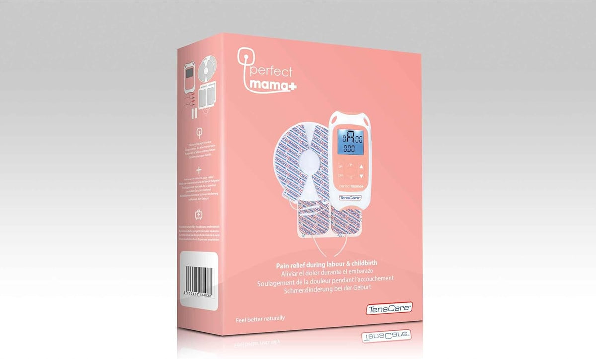 PERFECT MOM + TENS ELECTROSTIMULATOR FOR LABOR PAIN RELIEF Manufacturer code TensCare Perfect Mama+