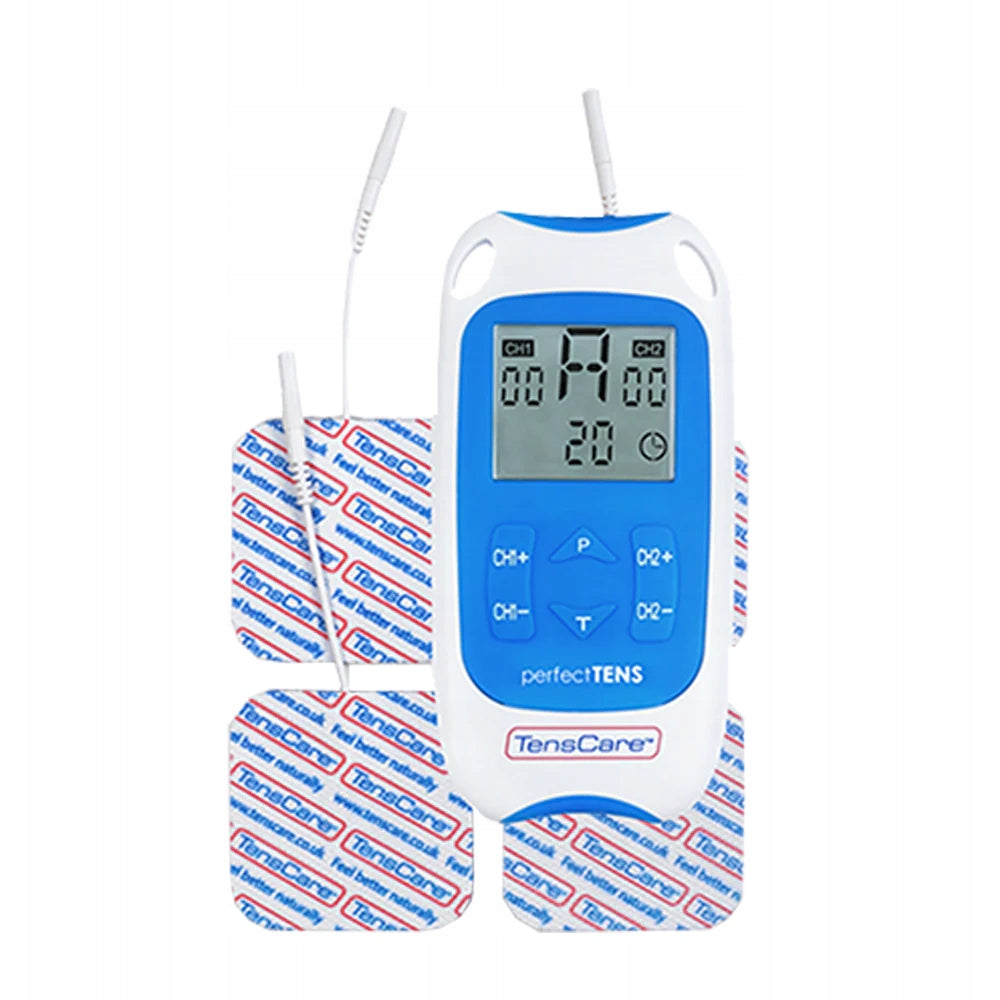 PERFECT TENS ELECTROSTIMULATOR TENSCARE ANALGESIC 8 PROGRAMS 2 CHANNELS