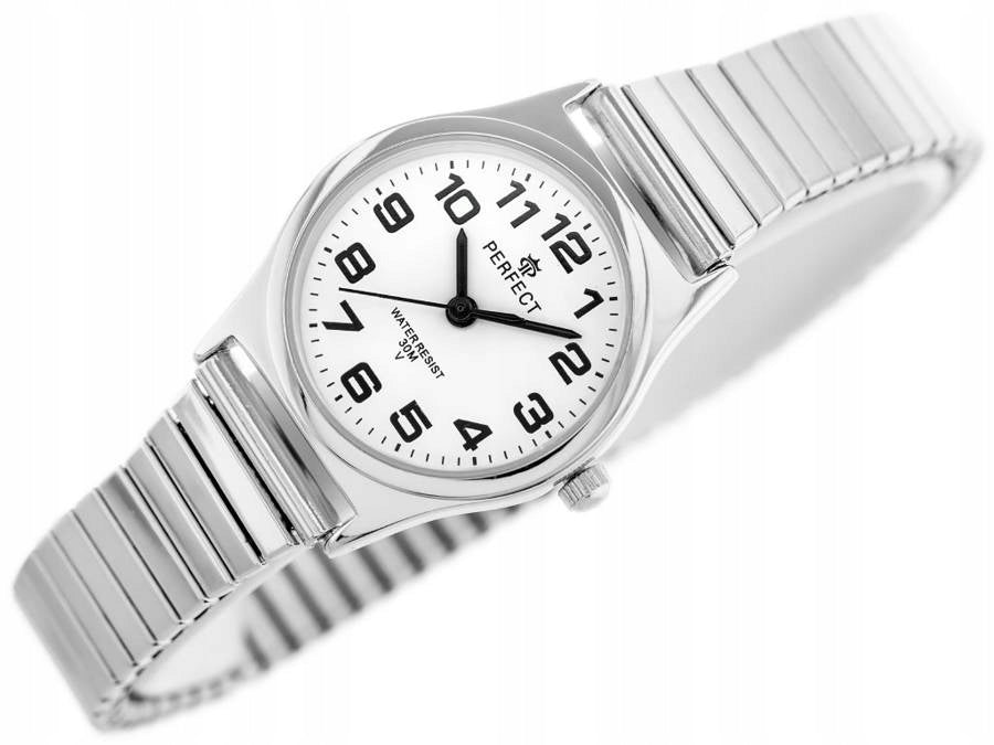 PERFECT WOMEN'S WATCH CLEAR STRETCH BRACELET ELASTIC BAND Brand Perfect