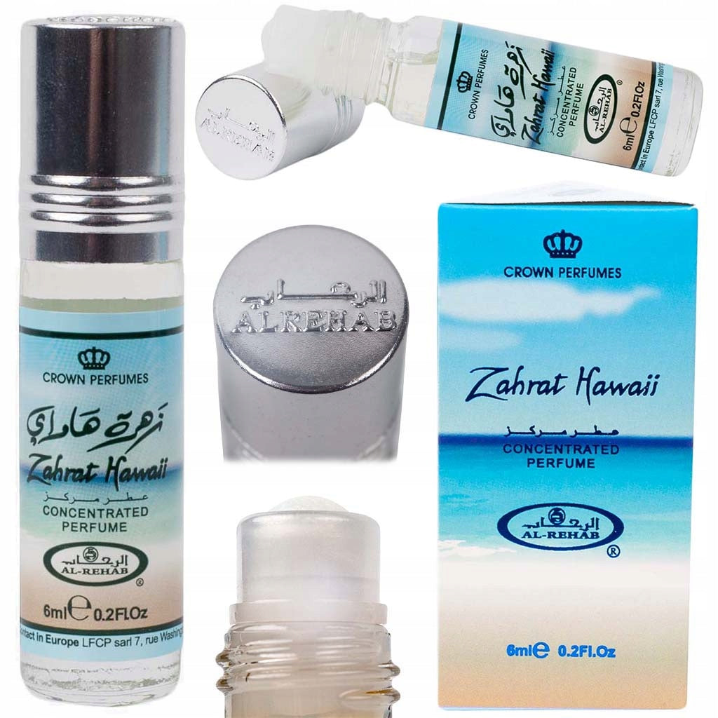 PERFUME AL REHAB ZAHRAT HAWAII SWEET FRUIT COCONUT TASTE THE HOLIDAY Packaging status original