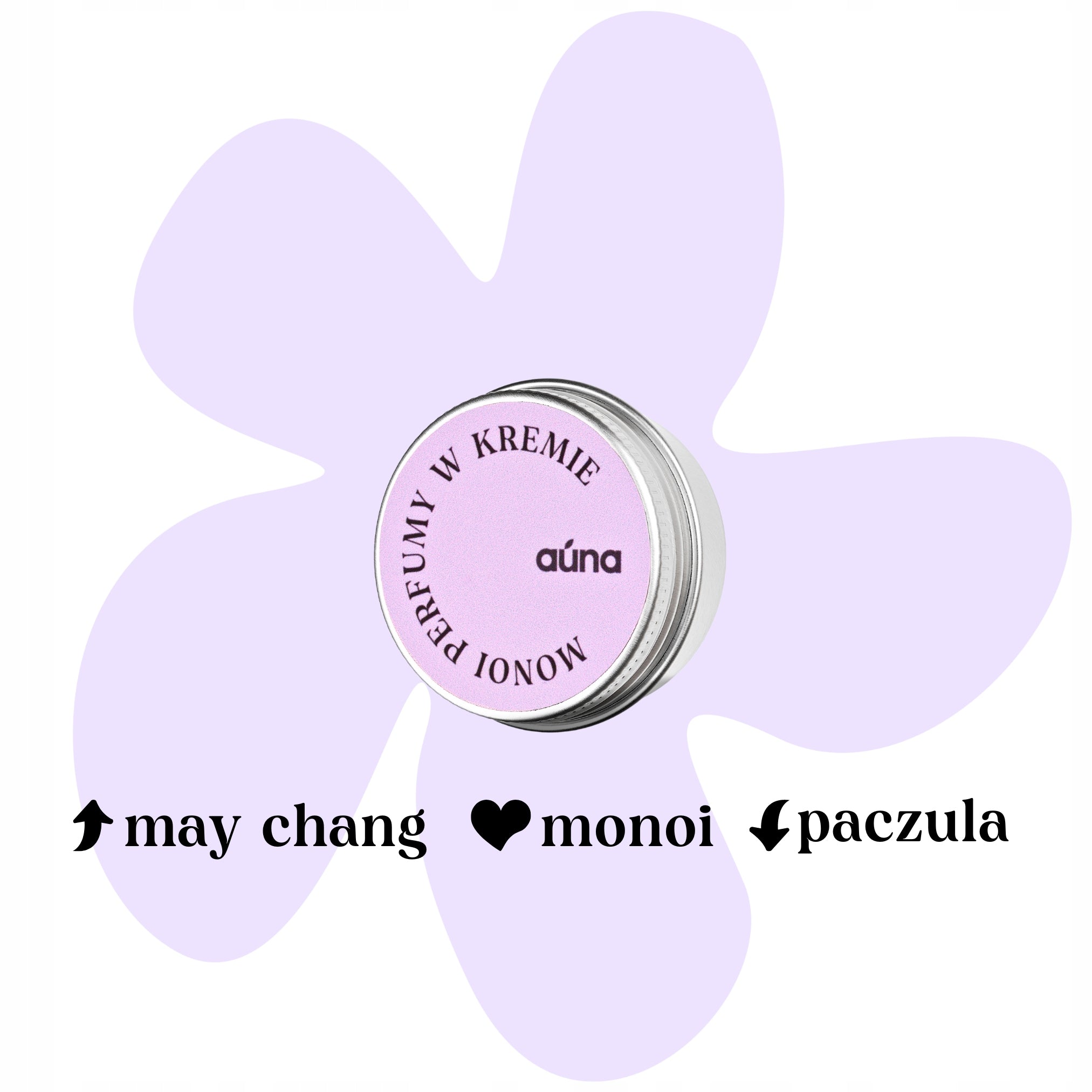 PERFUME IN JOJOBA WAX CREAM BOTANICAL NATURAL MONOI 15ml AUNA VEGAN Brand Auna Vegan