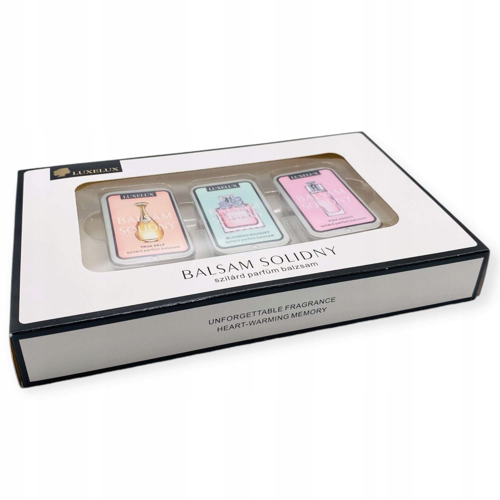 PERFUME IN LOTION CREAM SET OF 3 LUXELUX SOLID LOTION Brand LUXELUX