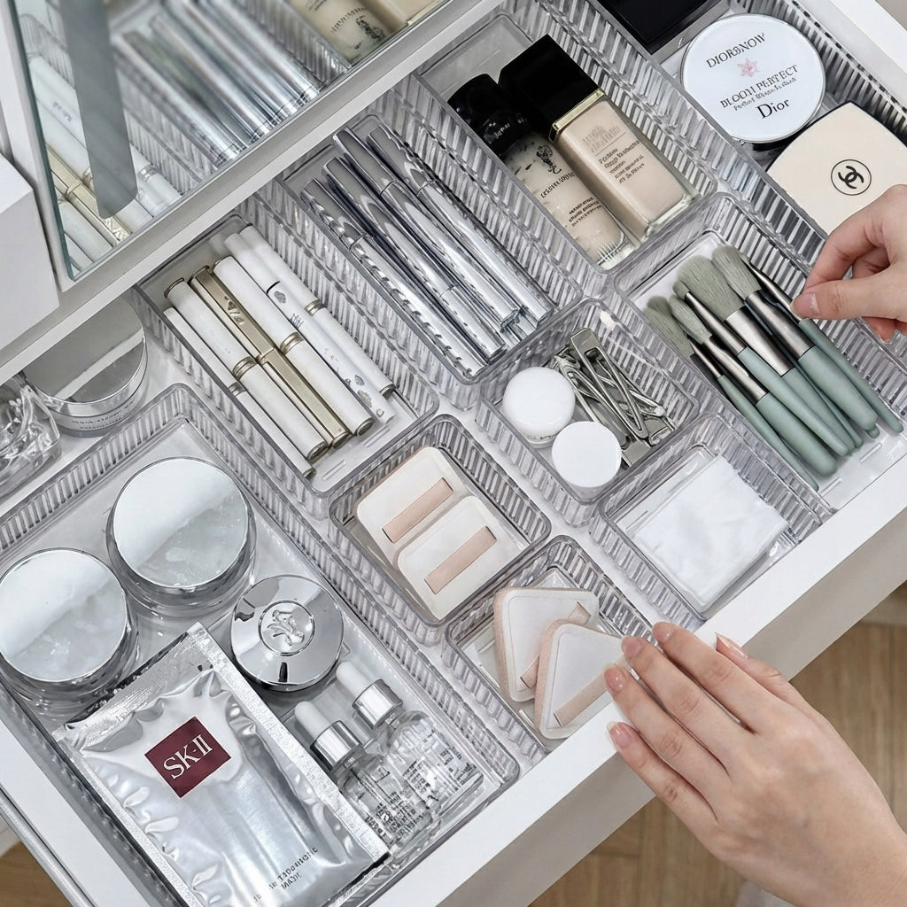 PERFUME ORGANIZER UNIVERSAL COSMETICS FOR DRAWER MODULAR CONTAINER EAN (GTIN) 5907152807486