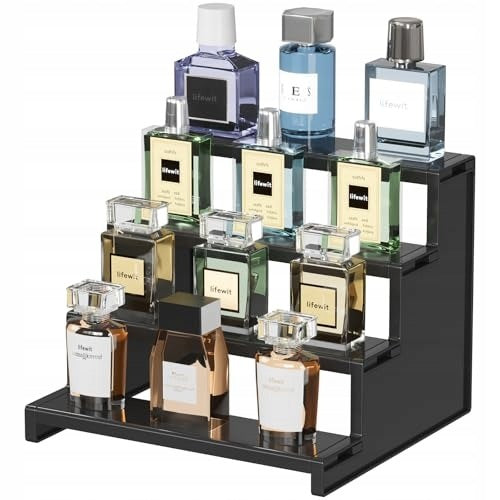 PERFUME RACK 4-TIER PLASTIC COSMETIC DISPLAY Packaging status original