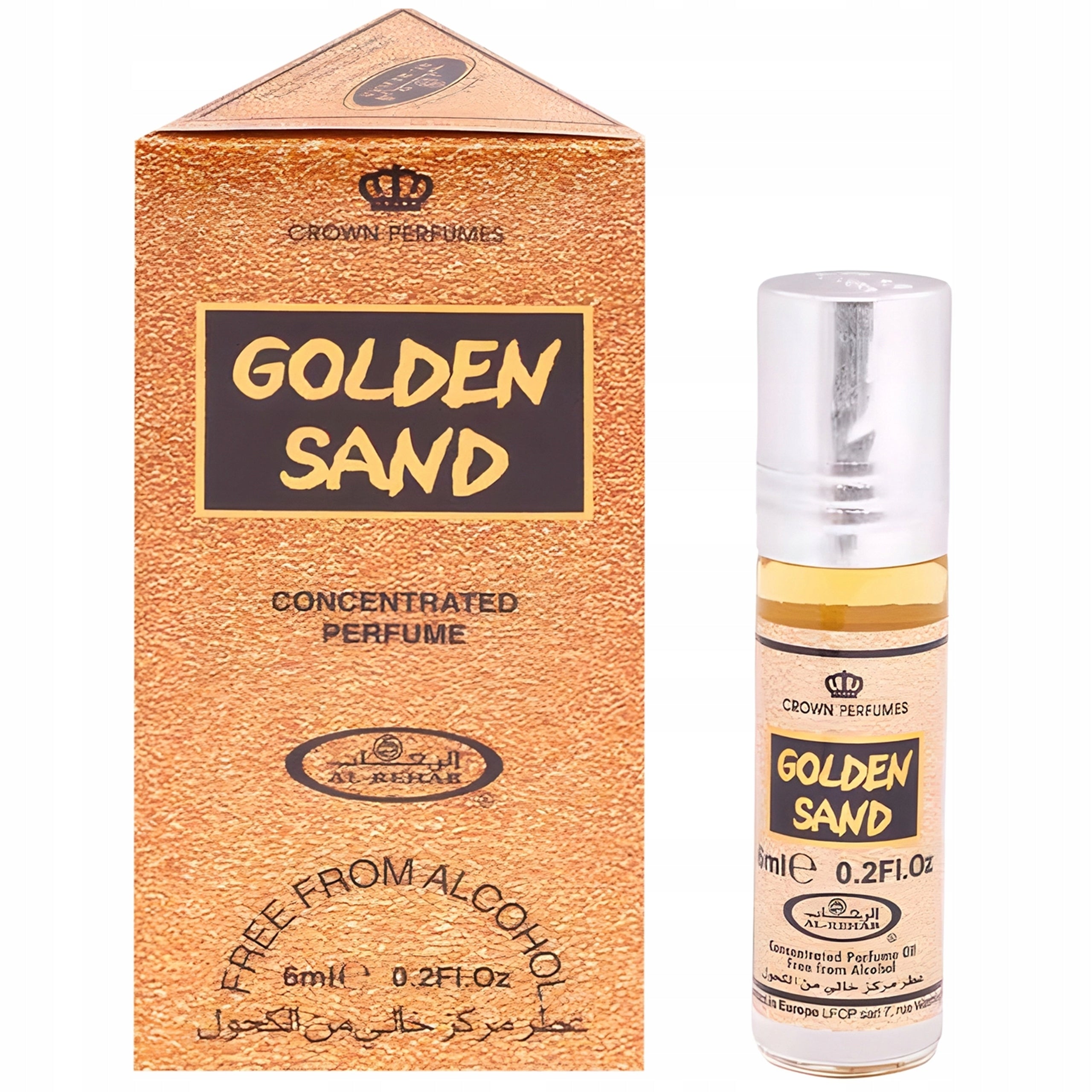 PERFUME WOMEN'S ARABIC OIL AL-REHAB GOLDEN SAND DELIGHT CARAMEL DURABLE