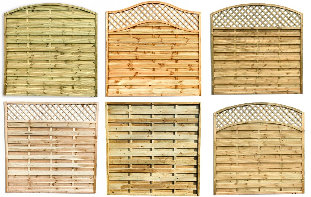 PERGOLA WOODEN FENCE 180x180x4,4 cm FENCE LUX FOR SCREWS FOR YEARS EAN (GTIN) 5907009574622