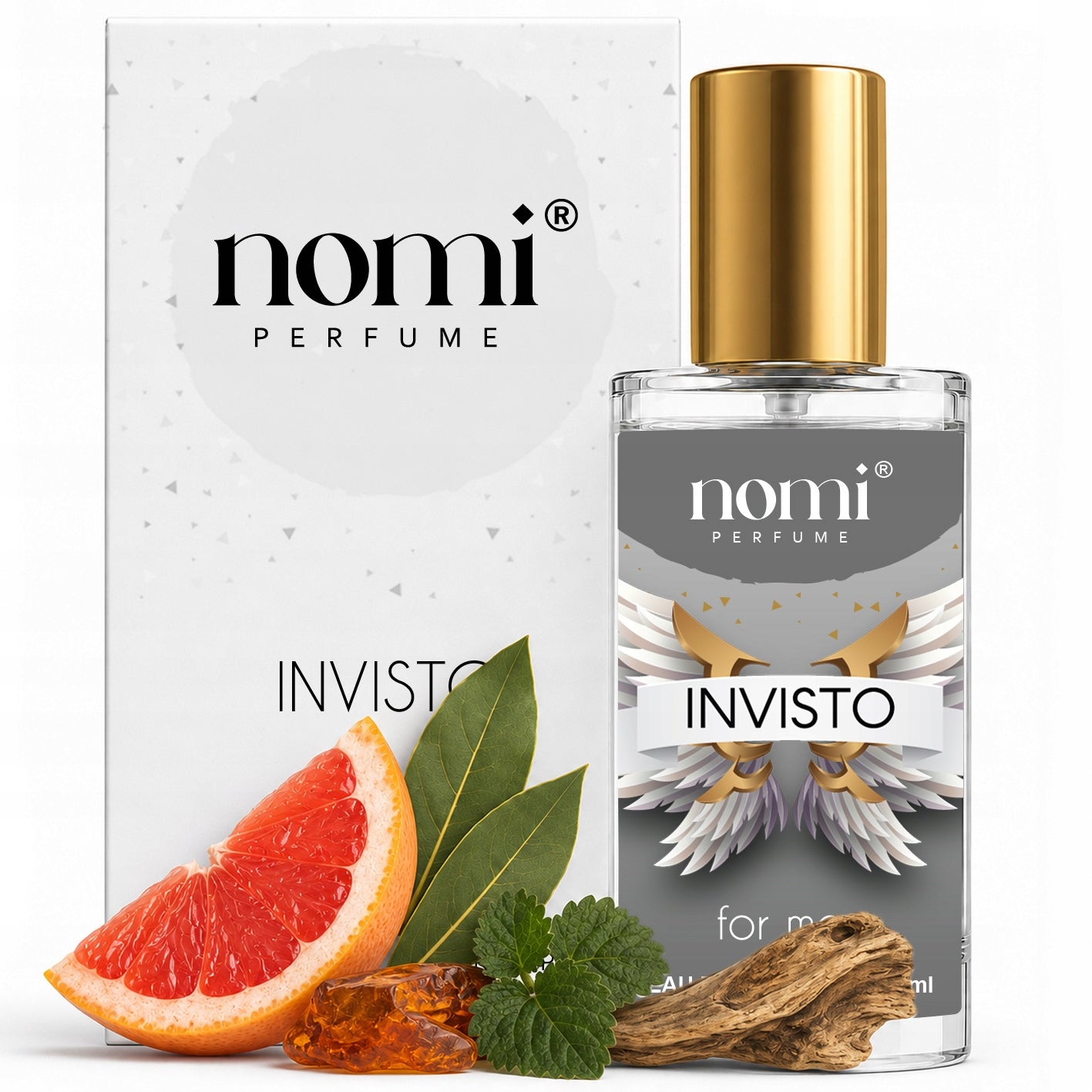 PERMANENT FRENCH MEN'S PERFUME NOMI PERFUMETKI INVISTO 33ml