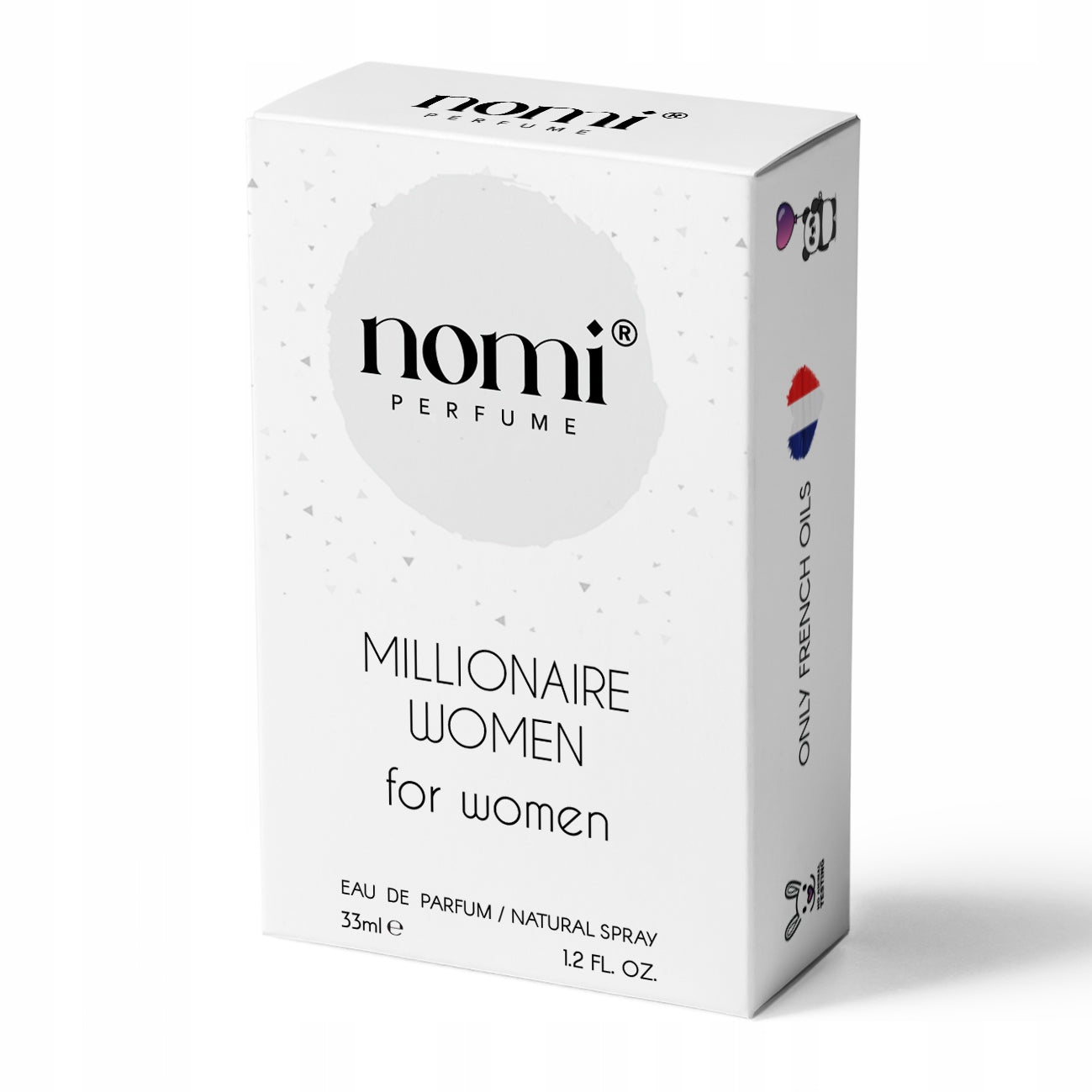 PERMANENT PERFUME FOR WOMEN NOMI PERFUMETKI PERFUME MILLIONAIRE WOMEN 33ML Packaging status original