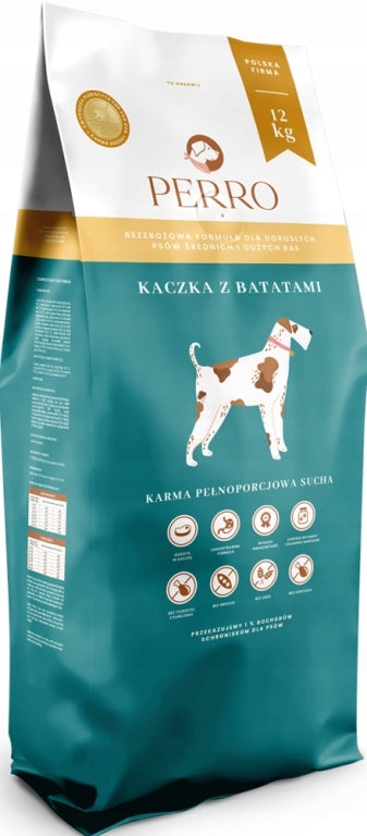 PERRO Duck with sweet potatoes adult dogs M/L 12kg