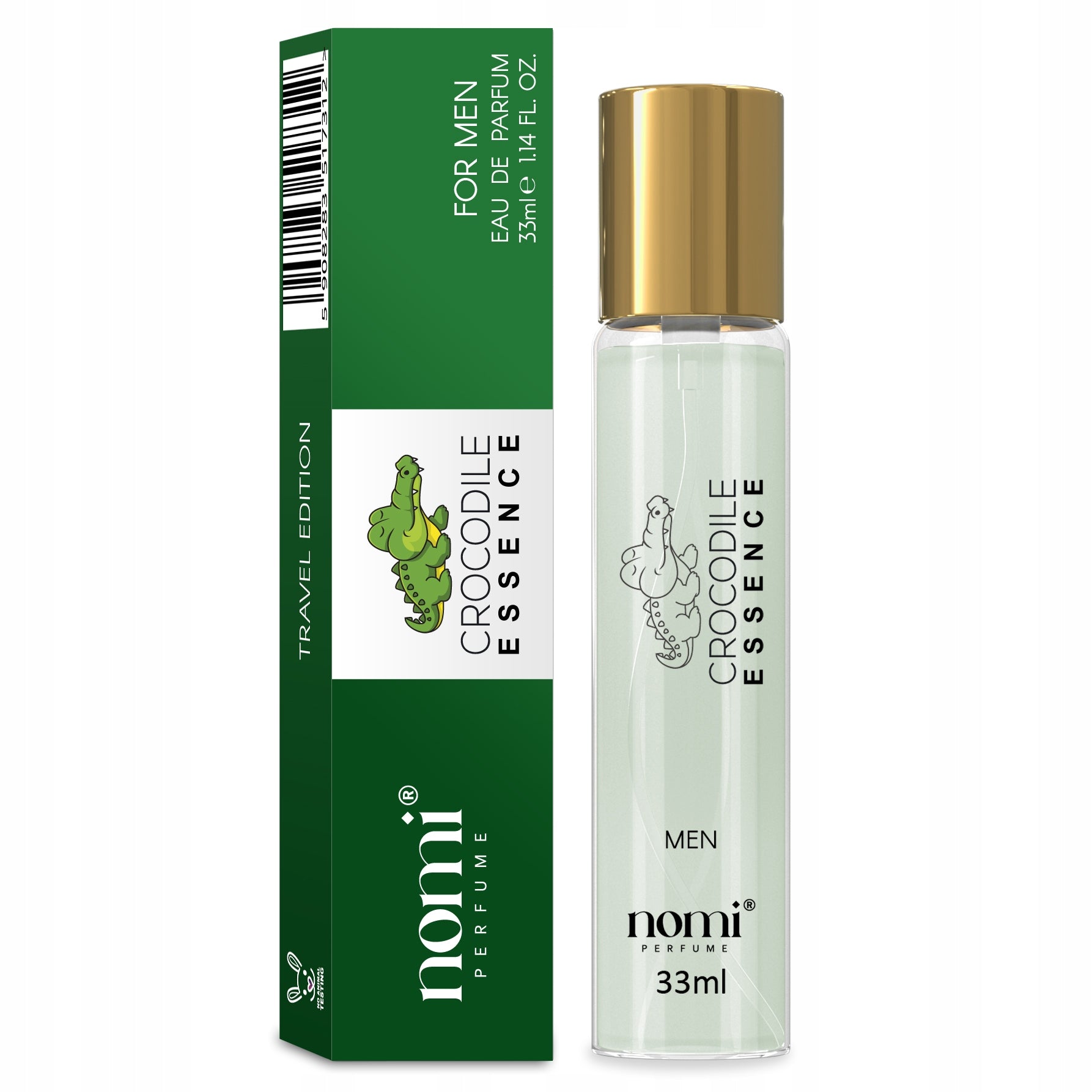 PERSISTENT MEN'S PERFUME FM NOMI PERFUMETKI PERFUME CROCODIL ESSENCE 33ml Packaging status original