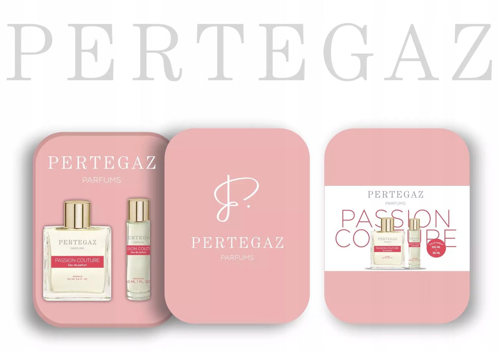 PERTEGAZ WOMEN Eau de Parfum PASSION COUTURE Set 100 ml + 30 ml