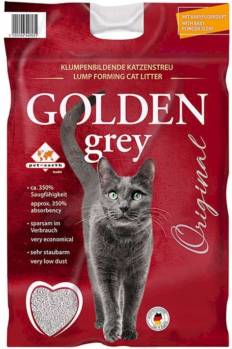 PET EARTH Golden Grey Bentonite Litter For Cat 7kg