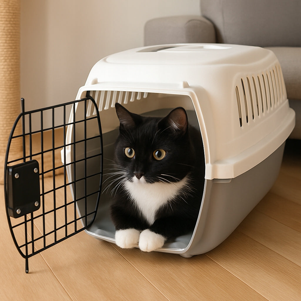 PET TRANSPORTER CAT RABBIT CAGE PLAYPEN LARGE STRONG BOX BAG Manufacturer code F071