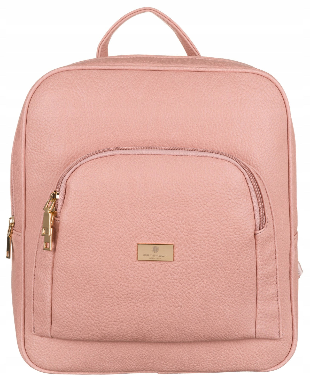 PETERSON fashionable women's backpack one-chamber roomy zip-up Packaging status original