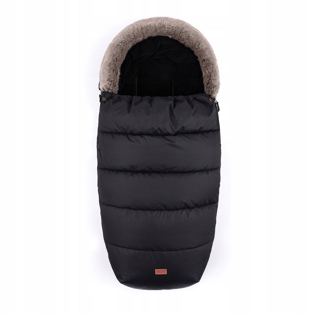 PETITE&MARS Comfy 4in1 Winter Sleeping Bag Forever Black