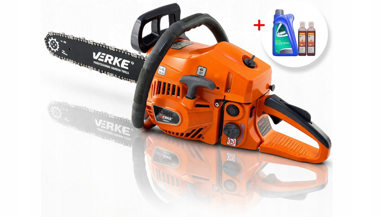 PETROL CHAINSAW 3KM FOR WOOD OIL STIHL STRONG SET Brand Verke