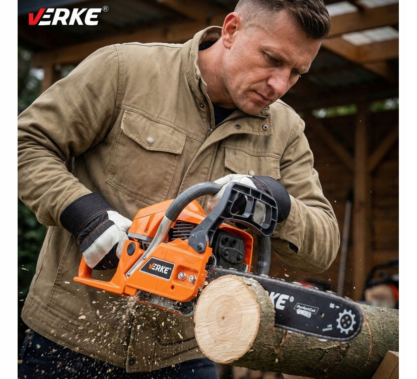 PETROL CHAINSAW 3KM FOR WOOD OIL STIHL STRONG SET European emissions standard EURO 5