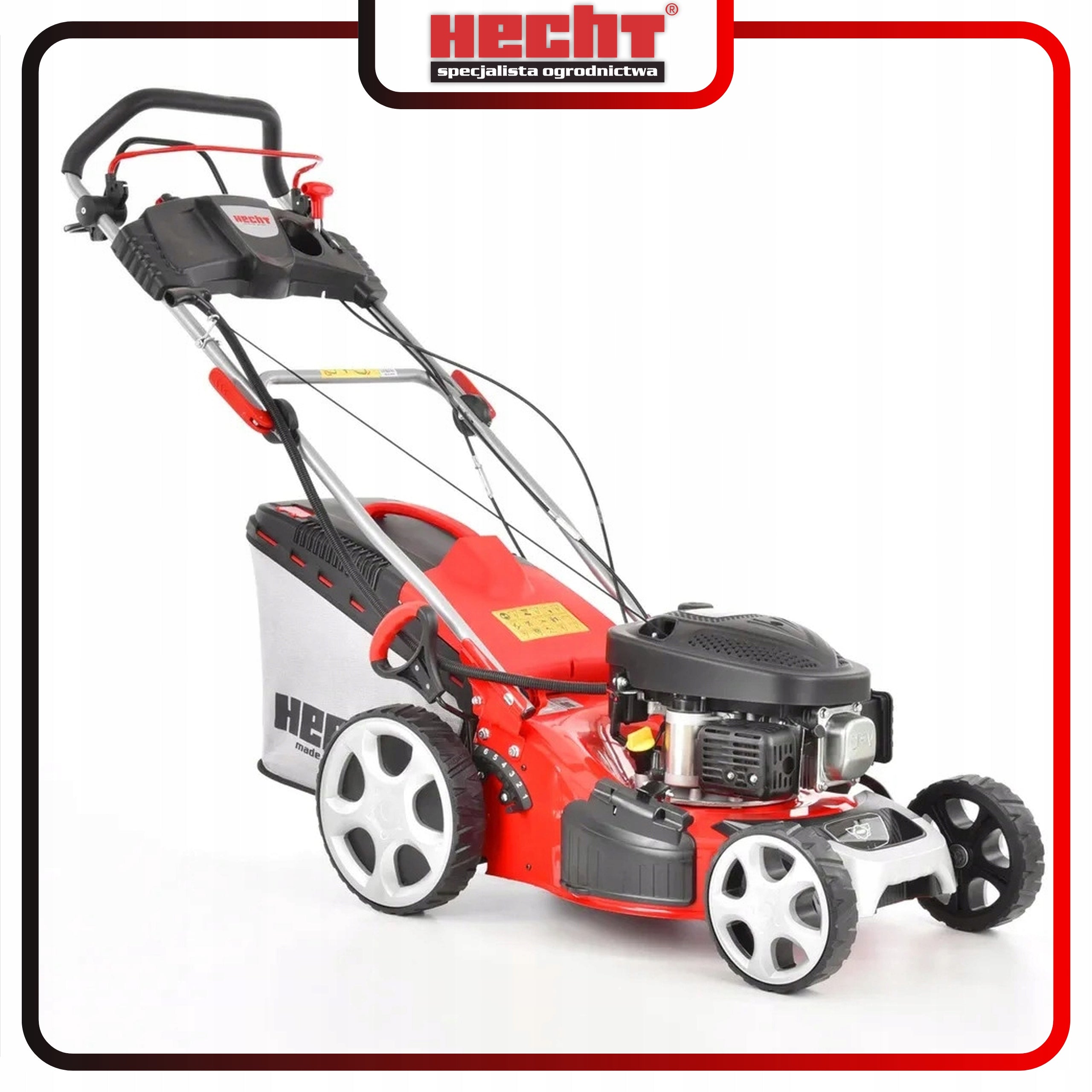 PETROL MOWER DRIVE MULCHING BASKET 50L STARTER 43CM HECHT543SWE EAN (GTIN) 8595614907279