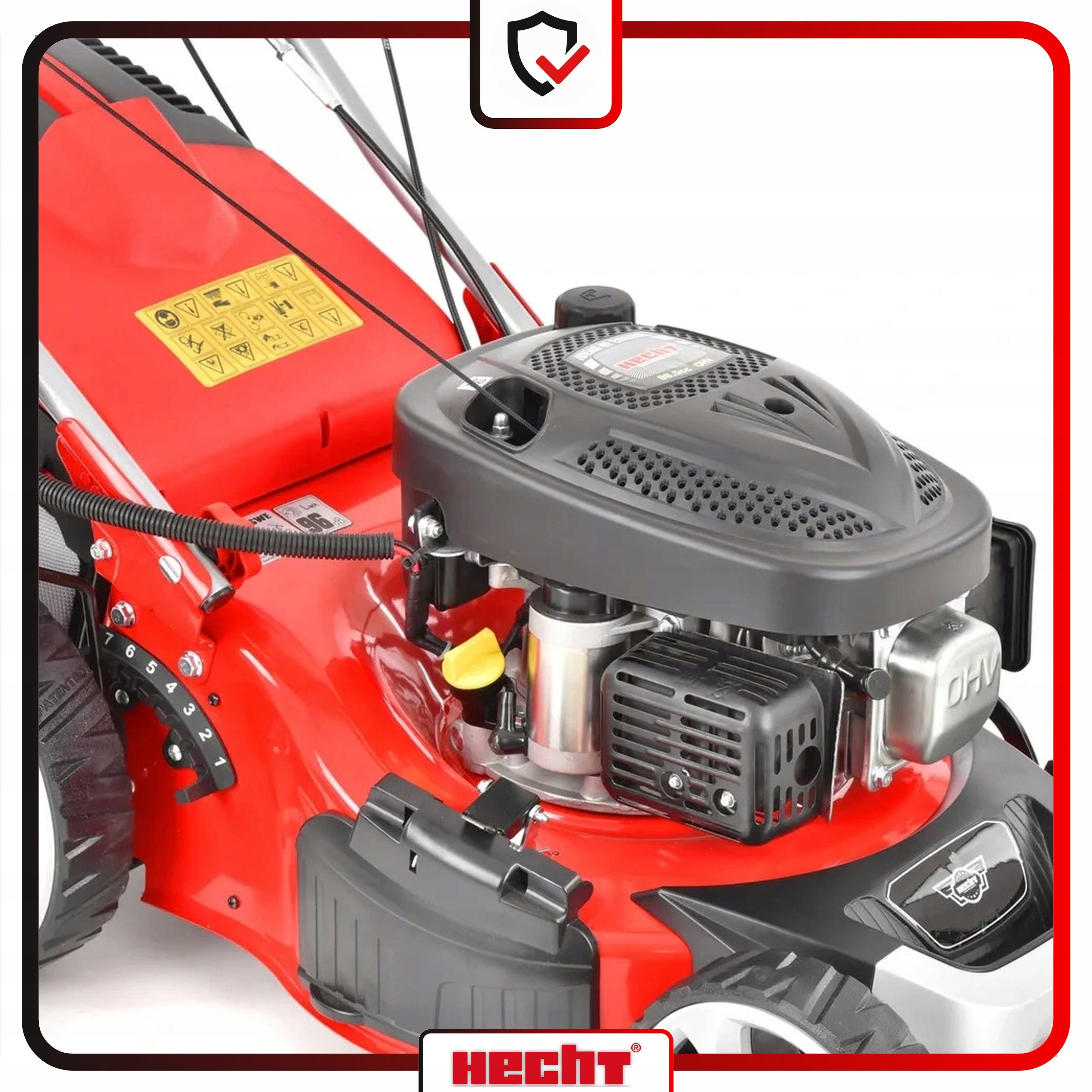 PETROL MOWER DRIVE MULCHING BASKET 50L STARTER 43CM HECHT543SWE Manufacturer code Hecht 543 SWE
