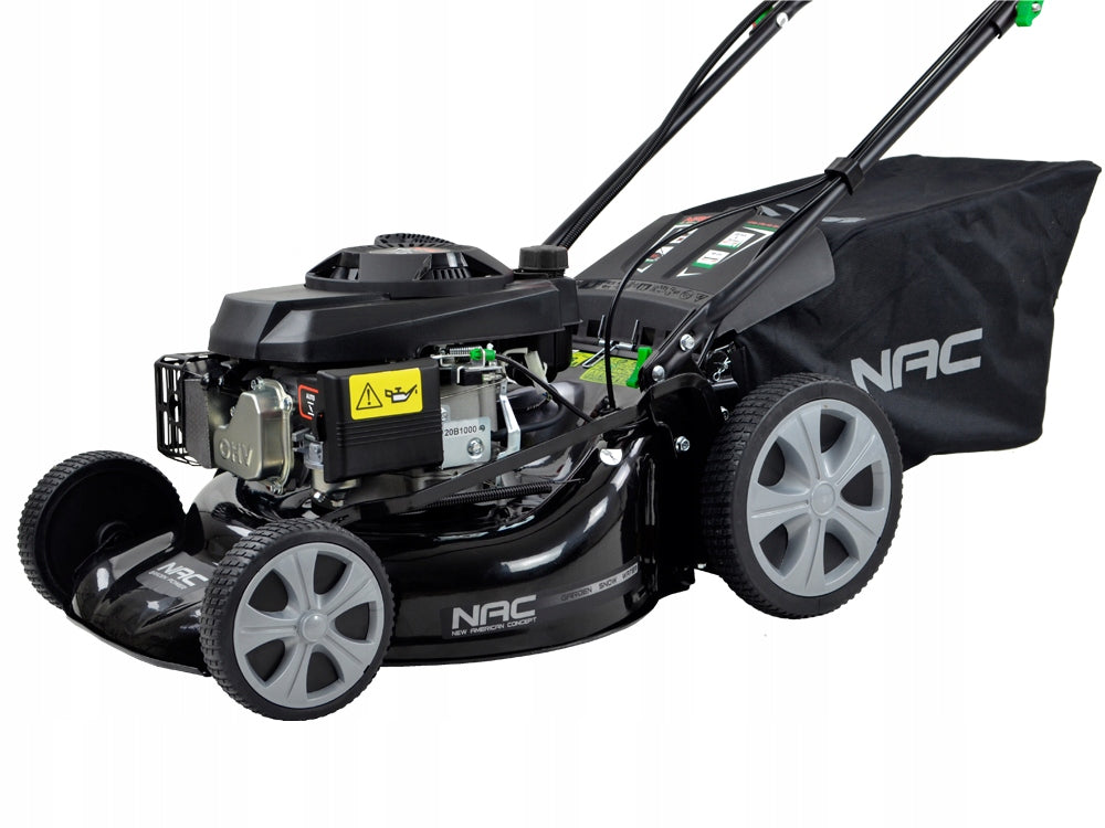 PETROL MOWER NAC DRIVE 46 CM START ELECTRIC GRINDING SIDE ERUPTION Series NAC LS z rozrusznikiem
