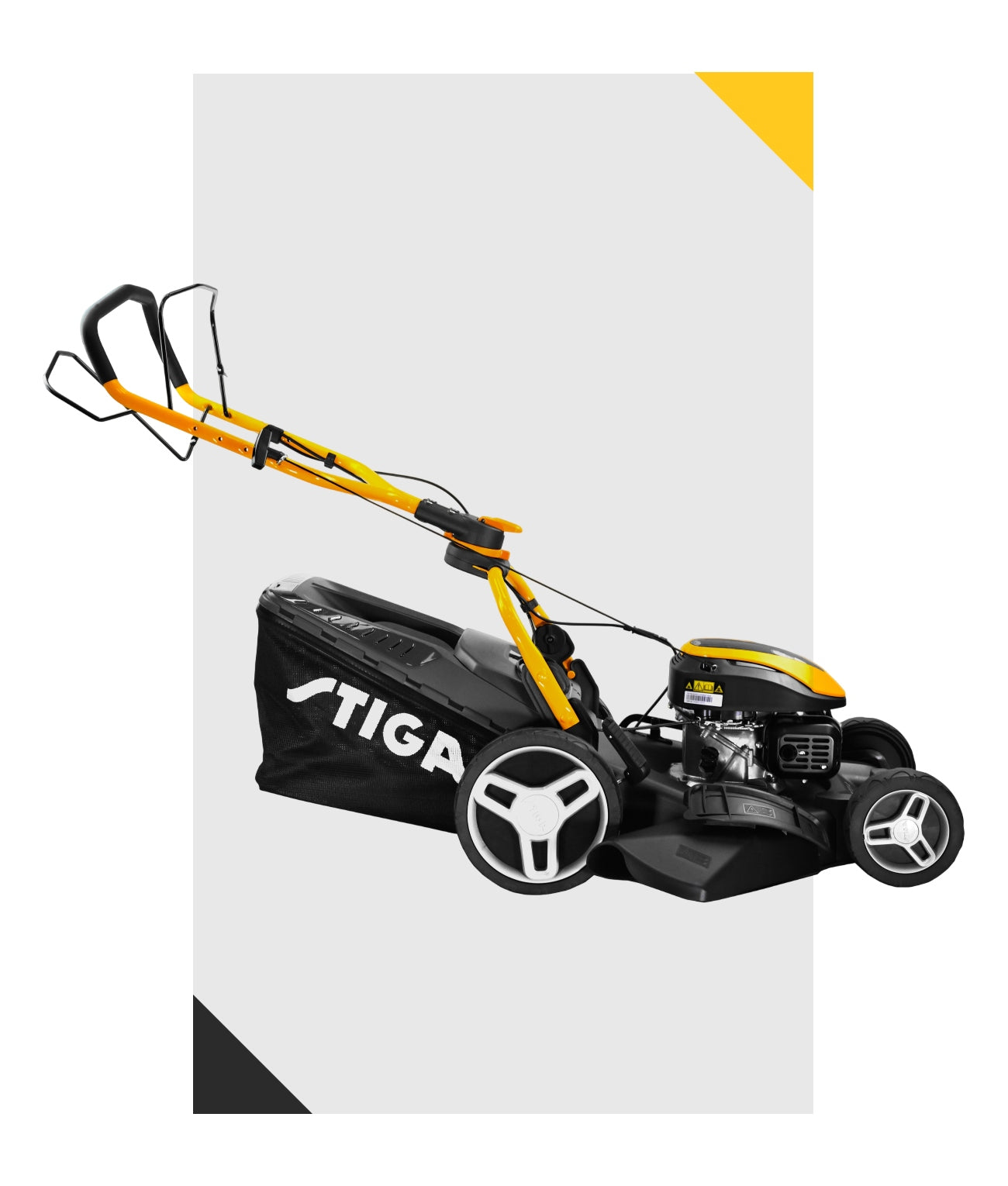 PETROL MOWER STIGA COMBI 748 S 2,20 KW BASKET 60 L WHEEL DRIVE Mowing width 46 cm