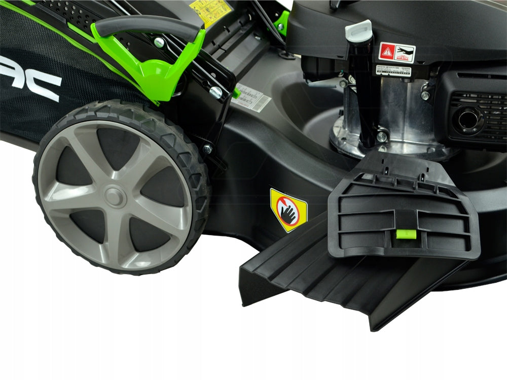 PETROL MOWER WITH NAC DRIVE ENGINE HONDA SIDE EJECTION GRINDING 53 CM Basket capacity 60 l