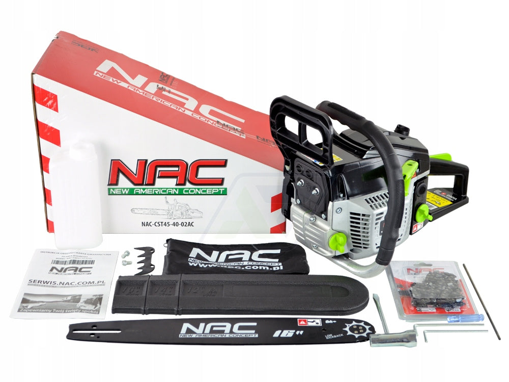 PETROL SAW NAC 45 CC POWER 2.45 KM GUIDE 40 CM LIGHT STRONG Brand no brand