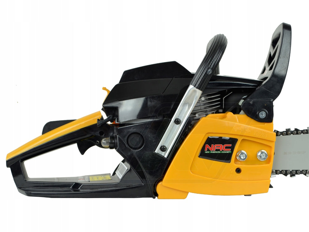 PETROL SAW NAC POWER 2.85 KM GUIDE 45 CM STRONG 51.7 CC Chain manufacturer NAC